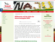 Tablet Screenshot of naju-nrw.de